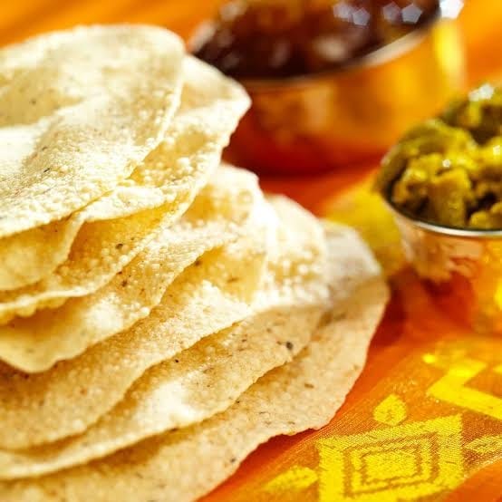 Papadum.