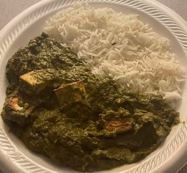 Palak Paneer.